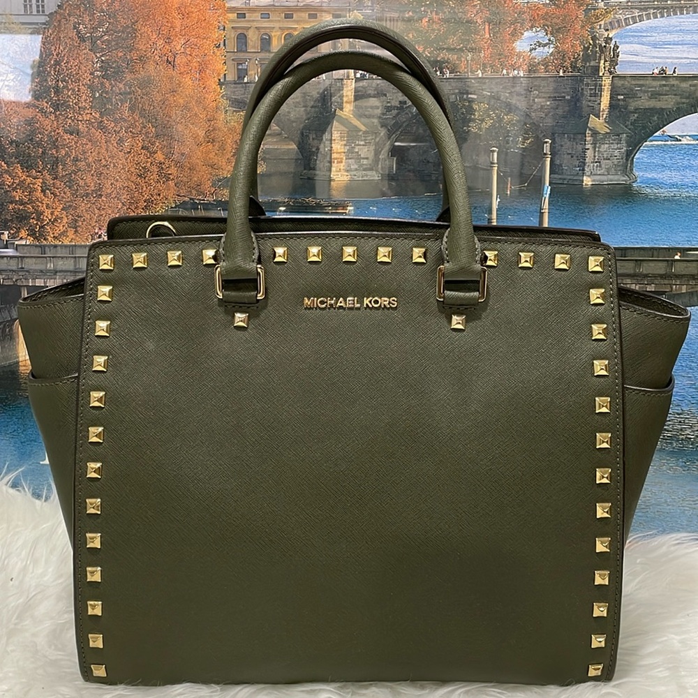 Michael Kors Studded Satchel
